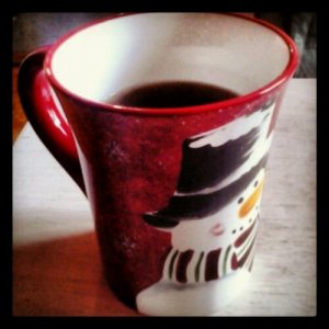 My Christmas Mug that makes me Oh so Happy!  Cheers!