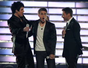 Season 8 Winner;  Kris Allen!