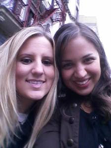 Finally waiting in line!