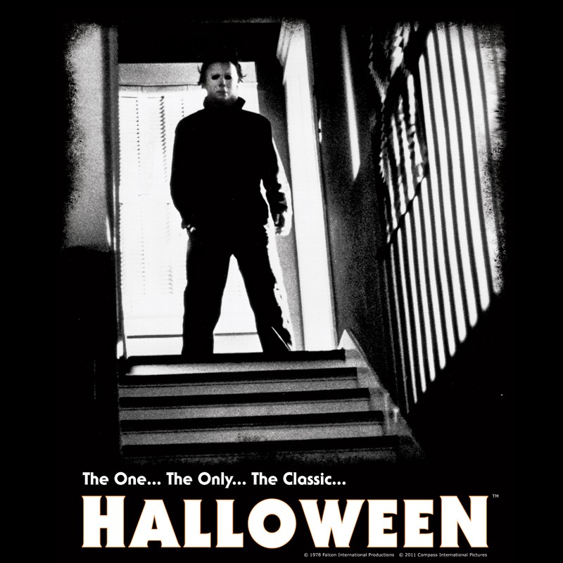 halloween-michael-myers-stairs-w-logo-tee[1]