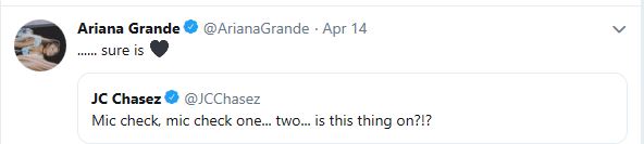 Ariana Tweet